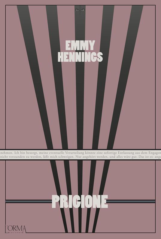 Prigione - Emmy Hennings - copertina