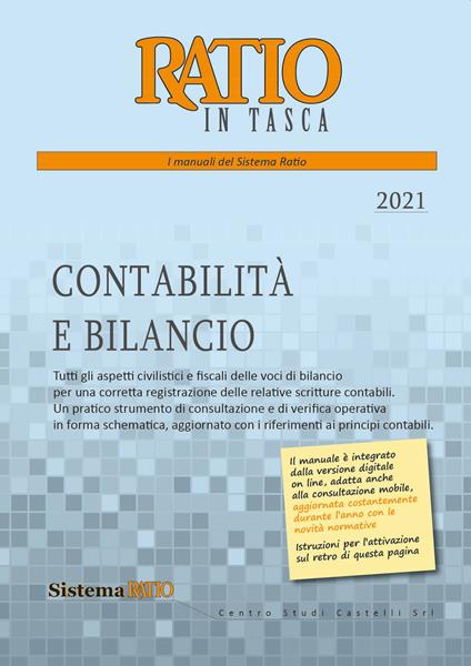 Contabilità e bilancio 2021 - copertina