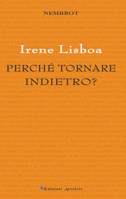 Perché tornare indietro? - Irene Lisboa - copertina