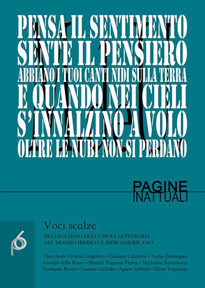 Voci scalze - copertina