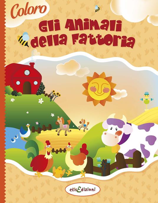 Coloro gli animali della fattoria. Ediz. illustrata - Linda Scrimitore - copertina