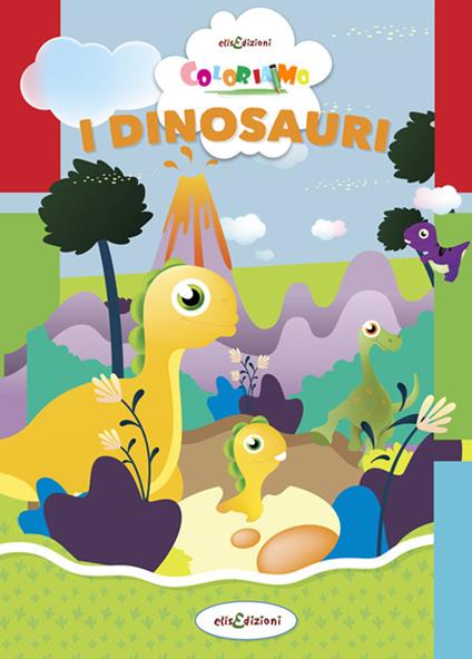 Coloriamo i dinosauri - copertina
