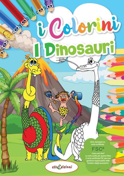 Dinosauri. Colorini. Ediz. illustrata - copertina