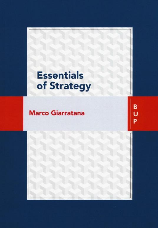 Essentials of strategy - Marco Giarratana - copertina