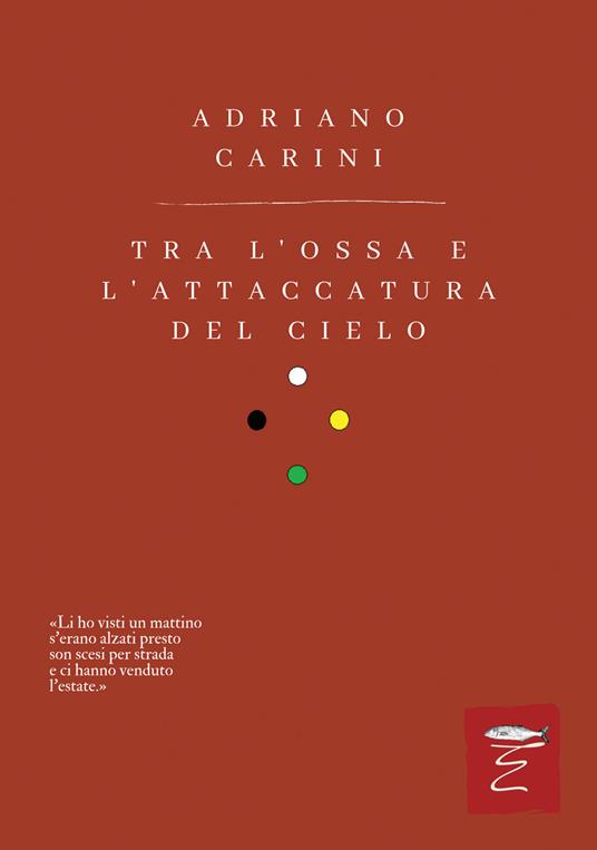 Tra l'ossa e l'attaccatura del cielo. Nuova ediz. - Adriano Carini - copertina