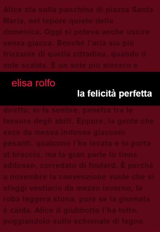La felicità perfetta - Elisa Rolfo - ebook