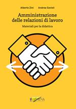 Amministrazione delle relazioni di lavoro. Materiali per la didattica