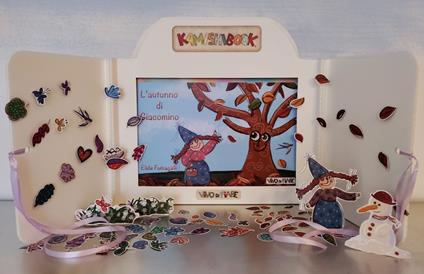 L'autunno di Giacomino. Kamishibai. Ediz. a colori. Con audiolibro - Elide Fumagalli - copertina