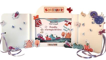 Festa del papà! Rosalba e la magia del dono. Testo in simboli. Kamishibai. Ediz. illustrata. Con audiolibro - Elide Fumagalli - copertina