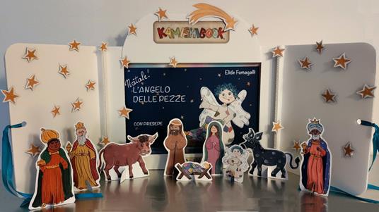 Natale! L'angelo delle pezze. Kamishibai. Ediz. illustrata. Con audiolibro - Elide Fumagalli - copertina