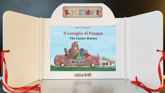 Il coniglio di Pasqua. Kamishibai. Ediz. italiana e inglese. Con audiolibro - Elide Fumagalli - copertina