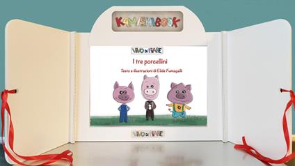 I tre porcellini. Con Kamishibai. Con audiolibro - Elide Fumagalli - copertina