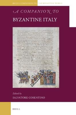 A Companion to Byzantine Italy - cover