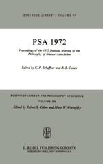 Proceedings of the 1972 Biennial Meeting of the Philosophy of Science Association