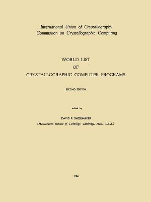 World List of Crystallographic Computer Programs - cover