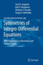 Symmetries of Integro-Differential Equations