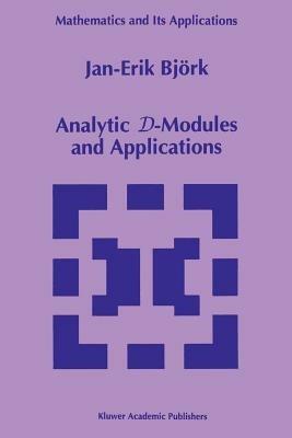 Analytic D-Modules and Applications - Jan-Erik Björk - cover
