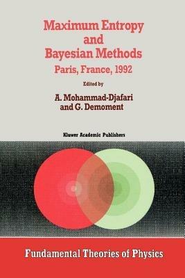Maximum Entropy and Bayesian Methods - cover