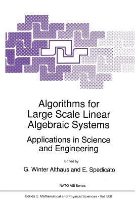 Algorithms for Large Scale Linear Algebraic Systems:: Applications in Science and Engineering - cover