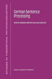 German Sentence Processing - cover