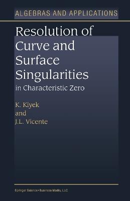 Resolution of Curve and Surface Singularities in Characteristic Zero - K. Kiyek,J.L. Vicente - cover
