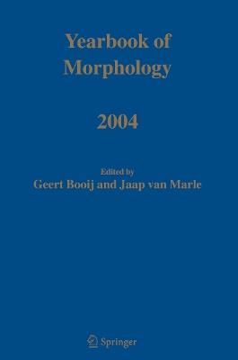 Yearbook of Morphology 2004 - cover