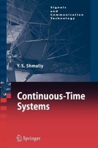 Continuous-Time Systems - Yuriy Shmaliy - cover