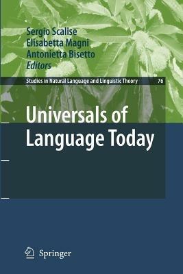 Universals of Language Today - cover