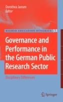 Governance and Performance in the German Public Research Sector: Disciplinary Differences - cover
