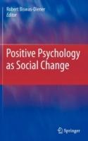 Positive Psychology as Social Change - cover