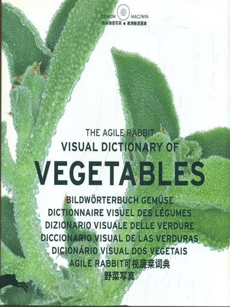 The agile rabbit visual dictionary of vegetables. Ediz. multilingue. Con CD-ROM - copertina