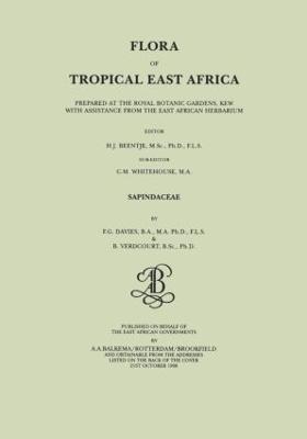 Flora of Tropical East Africa - Sapindaceae (1998) - B. Verdcourt - cover