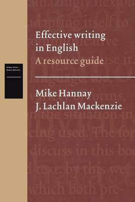Effective writing in English: A resource guide - cover
