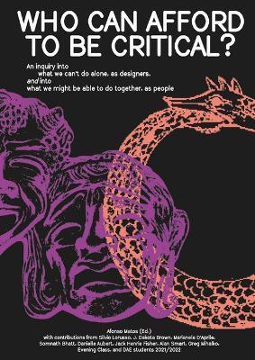 Who can afford to be critical? - cover