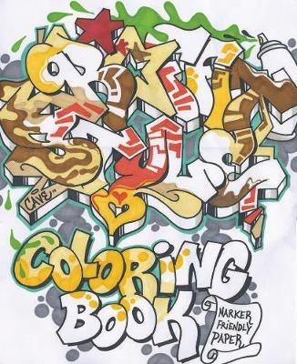 Graffiti Style Coloring Book - Bjorn Almqvist,Tobias Barenthin Lindblad - cover