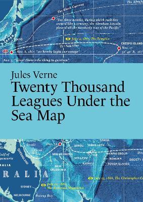 Jules Verne, Twenty Thousand Leagues Under the Sea Map - Martin Thelander - cover