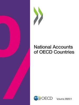 National accounts of OECD countries: Vol. 2022/1 - Organisation for Economic Co-operation and Development - cover