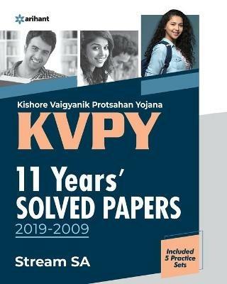 Kvpy 11 Years Solved Papers 2019-2009 Stream Sa - Lakshman Prasad,Deepak Paliwal - cover
