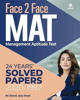 Face to Face Mat with 23 Years Solved Papers 2021 - B.S. Sijwalii,Ajay Singh - cover