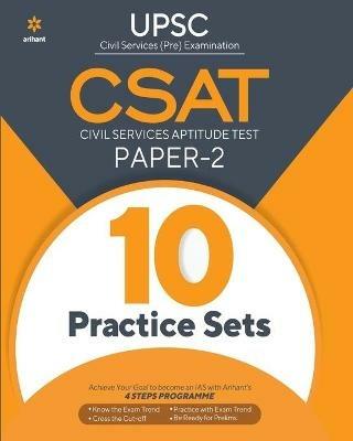 10 Practice Sets Csat Civil Services Aptitude Test Paper 2 2021 - Vivek Sharma,Deepika Singla - cover