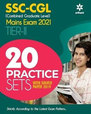 20 Practice Sets Ssc Combined Graduate Level Tier 2 Mains Exam  2021 - Arihant Experts - cover
