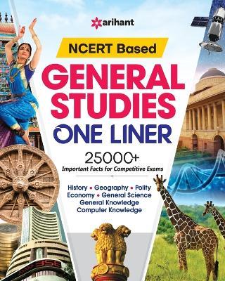NCERT Based General Studies One Liner 25000+ - Janmenjay Sahani,Vaishaly Jain,Adhishree Neurgaonkar - cover