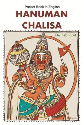 Hanuman Chalisa: Pocket book in English - Divinebharat - cover