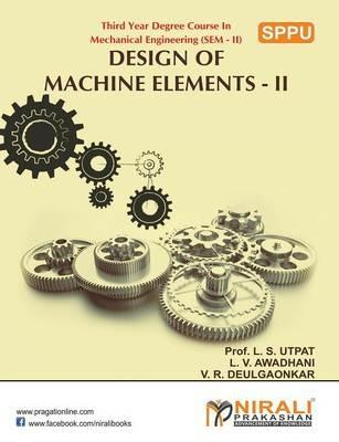 Design of Machine Elements II - L V Awadhani - cover