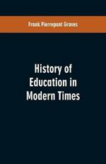 History of Education in Modern Times