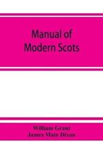 Manual of modern Scots