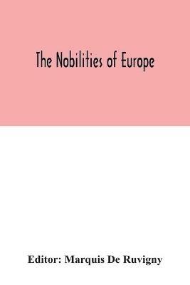 The nobilities of Europe - cover