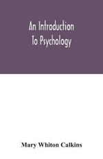 An introduction to psychology