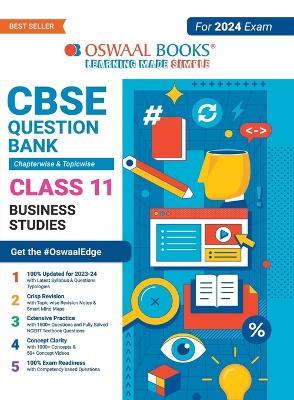 Oswaal CBSE Chapterwise & Topicwise Question Bank Class 11 Business Studies Book (For 2023-24 Exam) - Oswaal Editorial Board - cover