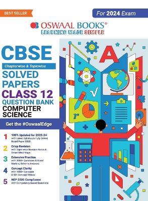 Oswaal CBSE Class 12 Computer Science Question Bank 2023-24 Book - Oswaal Editorial Board - cover